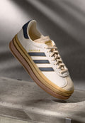 adidas Originals GAZELLE BOLD - Trainers - cream white/core black/sand