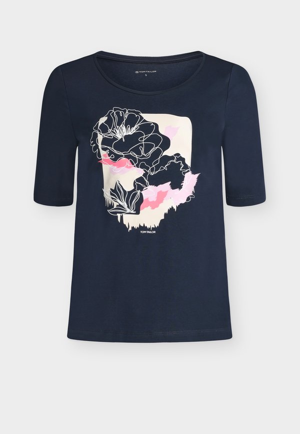 TOM TAILOR T-SHIRT CREW NECK WITH PRINT