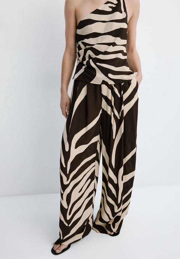 Mango ADULT - Trousers - dark brown