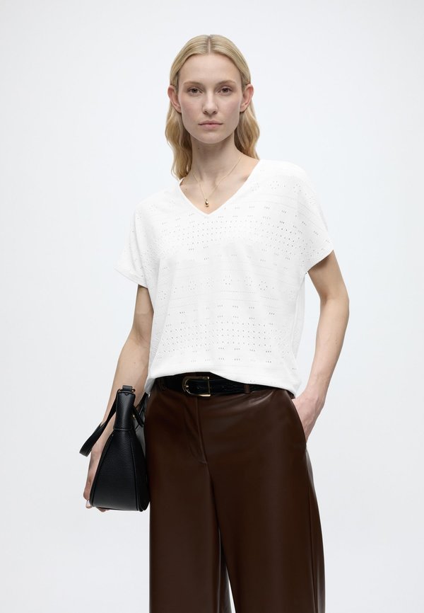 TOM TAILOR T-SHIRT V-NECK AJOUR