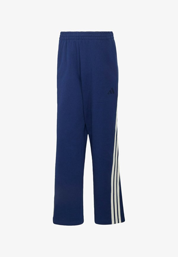adidas Sportswear ADIDAS SPORTSWEAR ADIDAS KIT 3-STRIPES WIDE PANT - Tracksuit bottoms - dark blue   off white