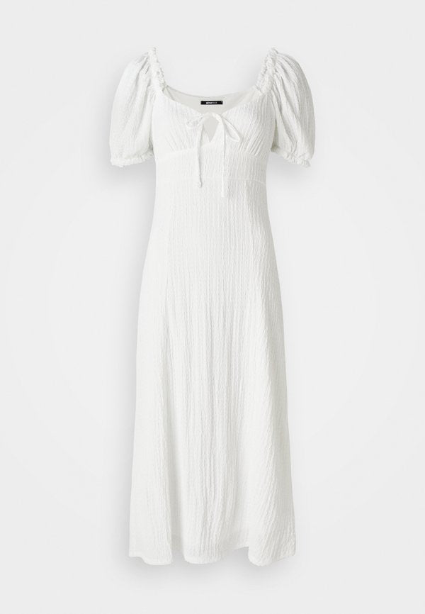 Gina Tricot PUFF SLEEVE MIDI DRESS