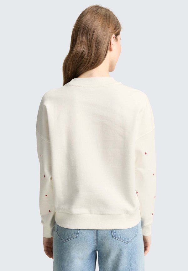 TOM TAILOR DENIM SWEATSHIRT WITH EMBROIDERY
