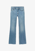Mango FIONA MID-RISE - Flared Jeans - blue
