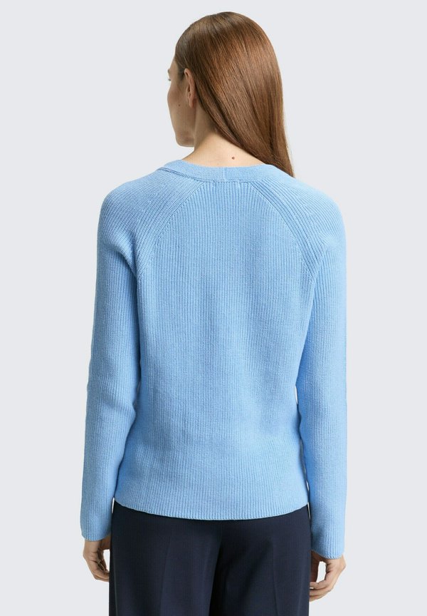 TOM TAILOR PULLOVER MIT V-AUSSCHNITT