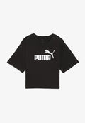 Puma ESS CROPPED NO. 1 LOGO RELAXED T-SHIRT - Print T-shirt - black