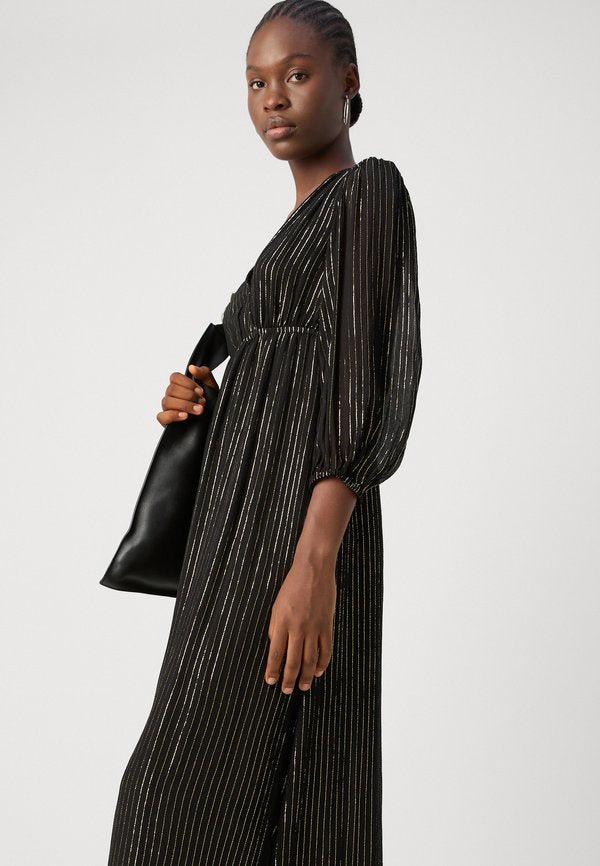Scotch & Soda MIDI DRESS WITH PUFF SLEEVE