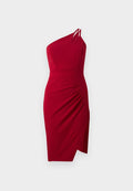 WAL G PETITE VALENCIA CUT OUT ONE SHOULDER DRESS