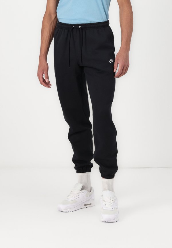Nike Sportswear M NK CLUB BB CUFF PANT - Tracksuit bottoms - black black white