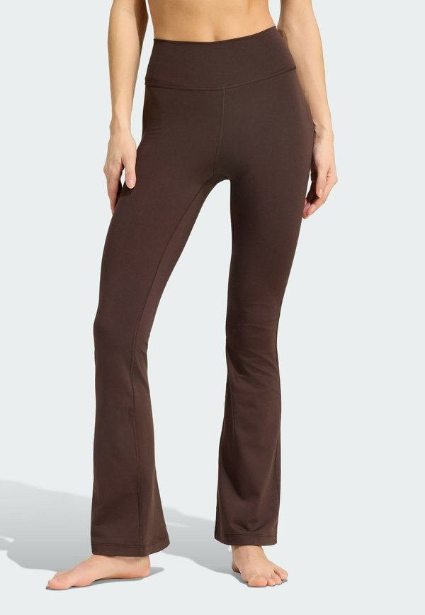 adidas Performance ALLME ESS FLARE - Leggings - aurora coffee