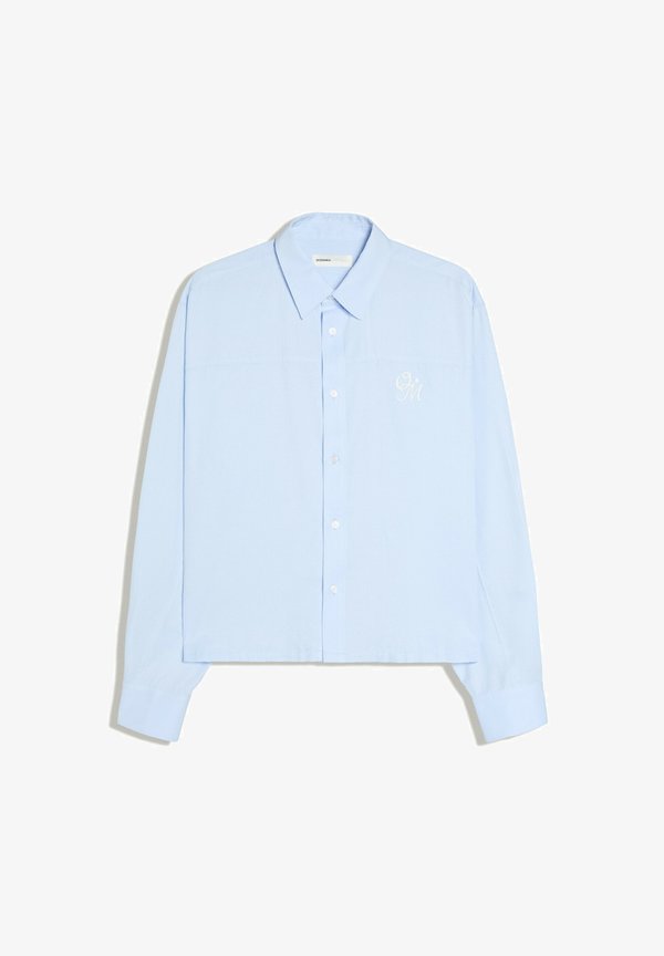 Bershka LONG SLEEVE SHIRT - Shirt - light blue