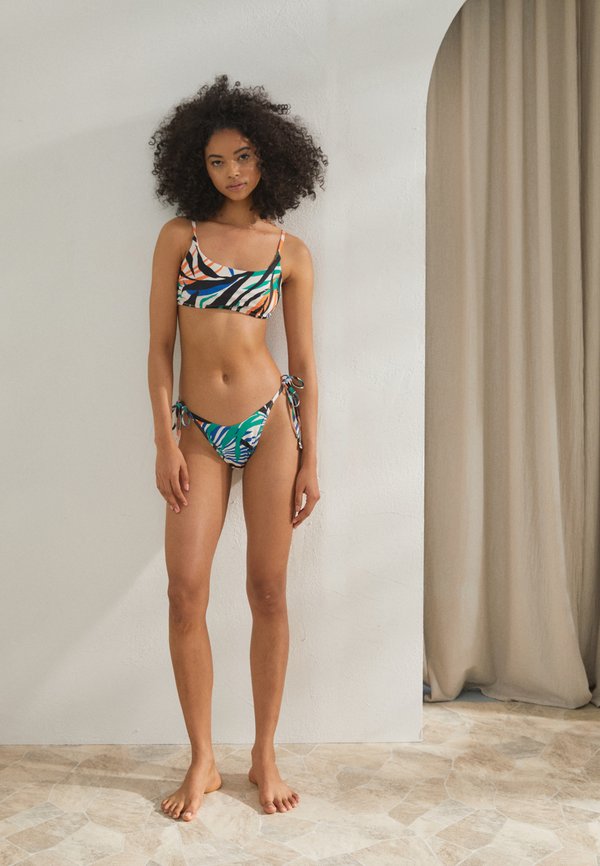 We Are We Wear JACKIE HIGH LEG TIE SIDE BRAZILIAN N BOLD TROPICAL