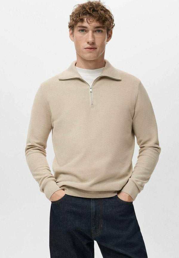 Mango Long sleeved top - beige