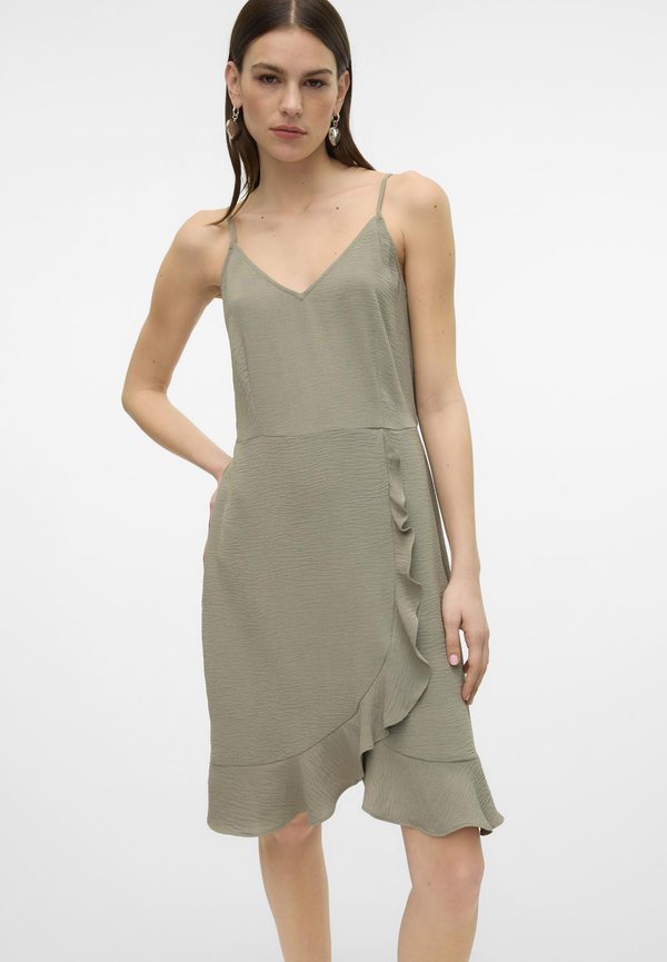 Vero Moda VMALVA SINGLET FRILL MINI DRESS