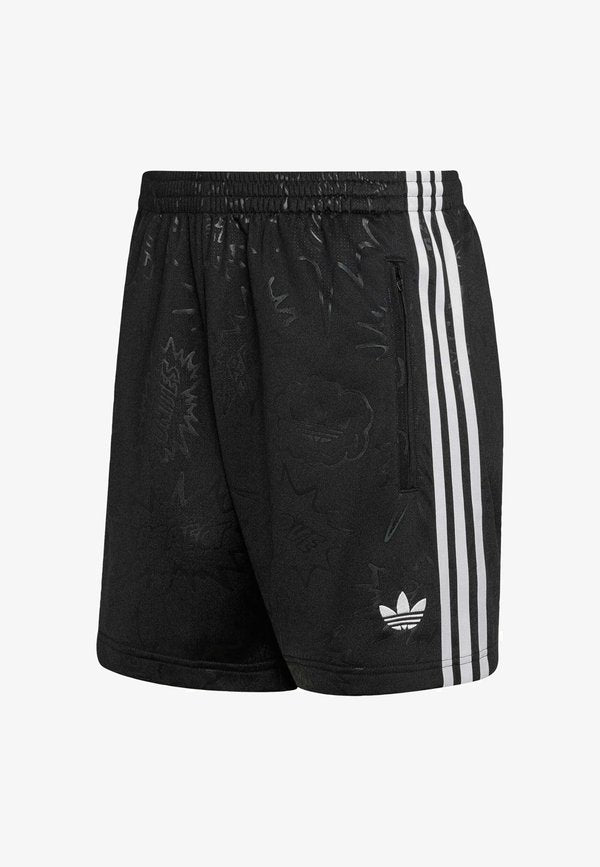 adidas Originals ADIDAS ORIGINALS PRIDE EMB 3S SHORTS UNISEX - Shorts - black