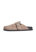 Tommy Jeans TEXTURED WASHED SUEDE LOAFER MULES