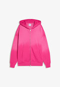 Bershka HOODIE - Zip-up sweatshirt - pink