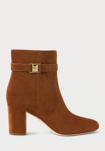 Lauren Ralph Lauren KELLIE SUEDE BOOTIE HEEL