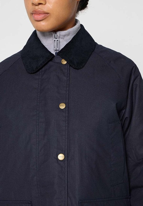 GANT WAXED COTTON DOUBLE DECKER JACKET