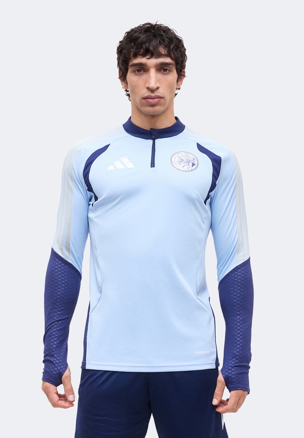 adidas Performance AJAX AMSTERDAM 26/27 TIRO26 COMPETITION TRAINING - Club wear - glow blue/night sky