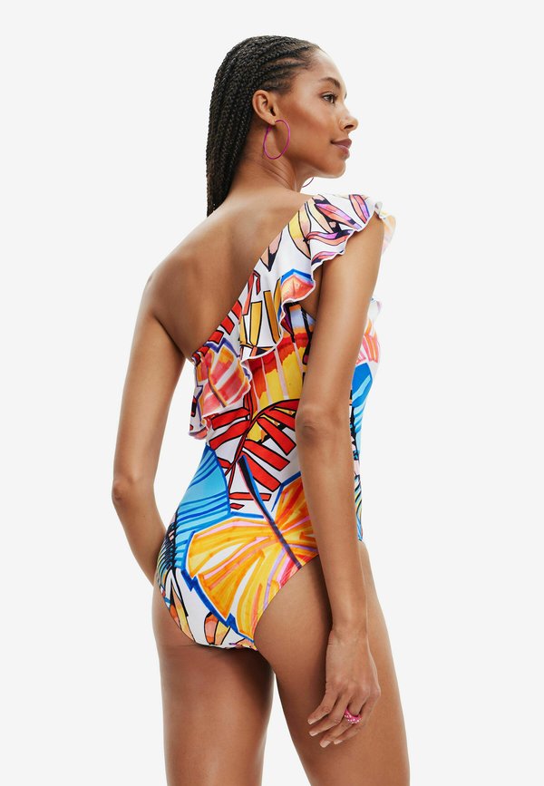 Desigual ASYMMETRIC STRAP SWIMSUIT