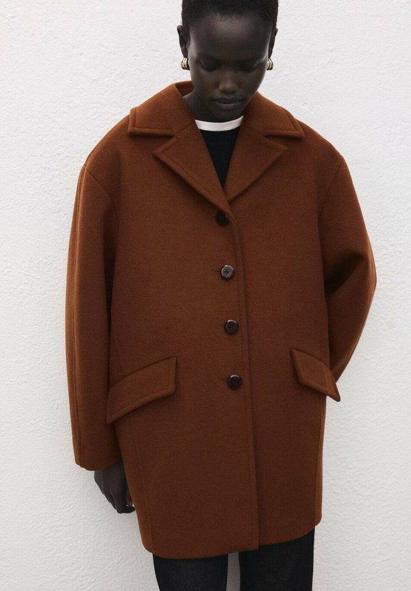 Mango Short coat - brown