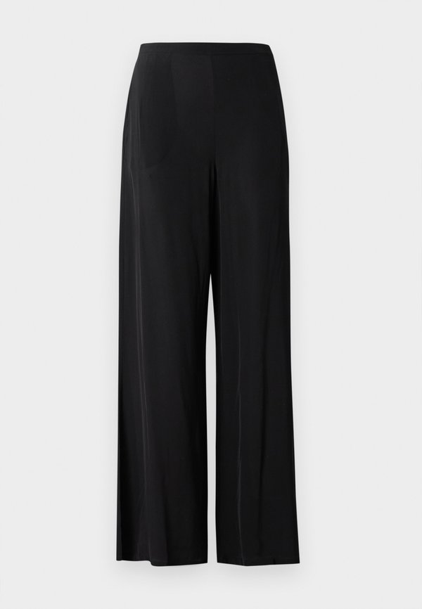 ADRIANA DEGREAS SOLID WIDE LEG PANTS