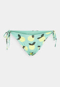 We Are We Wear JACKIE HIGH LEG TIE SIDE BRAZILIAN IN LEMON PRINT CURVE