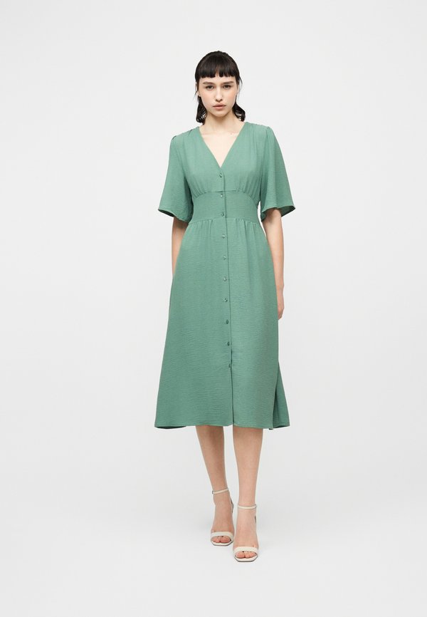 VILA VISKOV V NECK MIDI DRESS