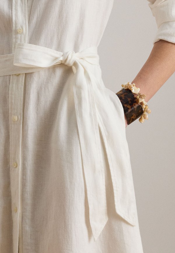 Lauren Ralph Lauren Petite BELTED LINEN SHIRTDRESS