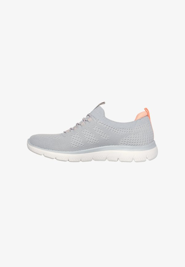 Skechers SUMMITS PLAYER - Trainers - grau pink koralle