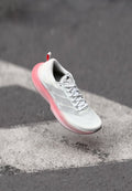 adidas Performance SUPERNOVA GLIDE W - Road running shoes - footwear white/silver-coloured metallic/lucid red