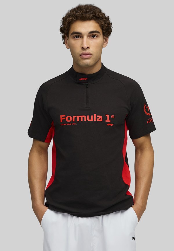 Puma F1 75YRS REGULAR - Print T-shirt - black