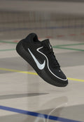 Nike Performance PRECISION 8 LOW UNISEX - Basketball shoes - black/white