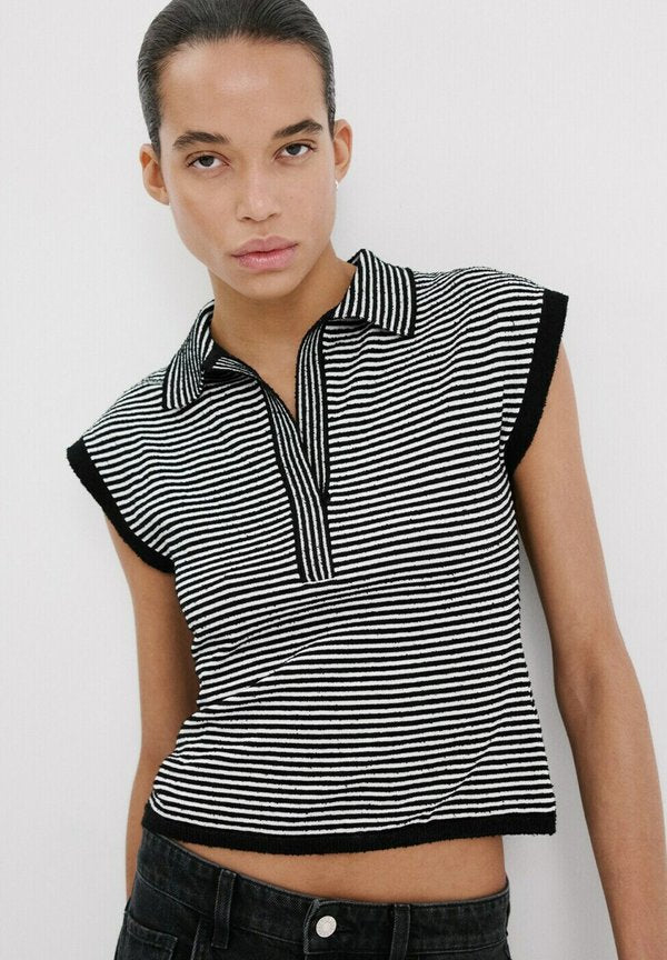 Mango Polo shirt - black