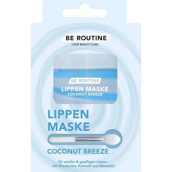 Lippenmaske Coconut Breeze BE ROUTINE