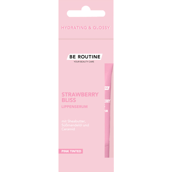 Lippenserum Strawberry Bliss Hydrating & Glossy BE ROUTINE