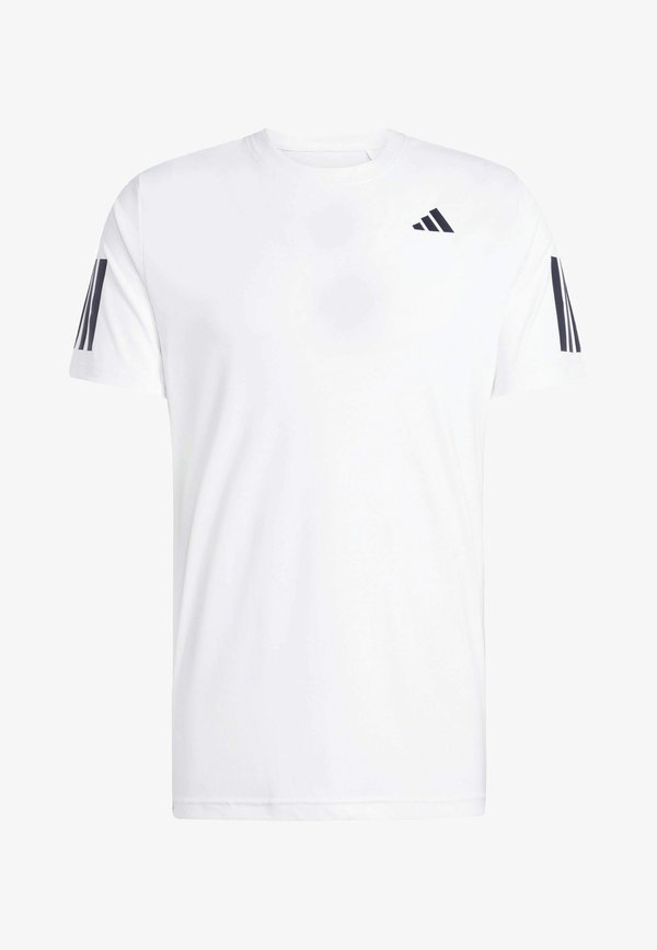 adidas Performance CLUB 3 STRIPES TEE - Sports T-shirt - white