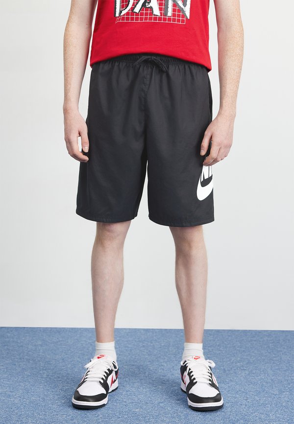 Nike Sportswear M NK CLUB SHORT WVN - Tracksuit bottoms - black/(white)