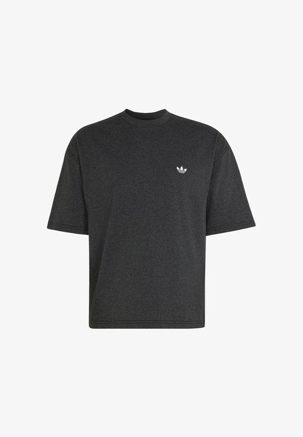 adidas Originals ESS WASHED TEE - Basic T-shirt - dark grey heather