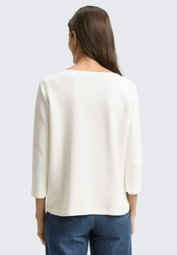 TOM TAILOR TOM TAILOR T-SHIRT LANGARMSHIRT MIT OTTOMAN-STRUKTUR