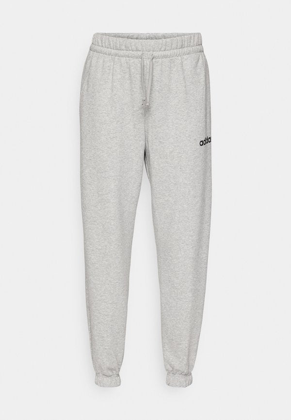 adidas Sportswear ESSENTIALS LINEAR CUFFED PANTS - Tracksuit bottoms - medium grey heather/black