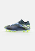 Puma FUTURE 7 PRO FG/AG - Firm-ground football boots - gray skies/white/fizzy apple