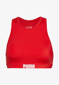 Puma SWIM WOMEN RACERBACK - Bikini top - red