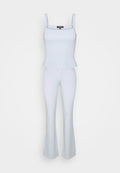 Missguided Tall LOUNGEWEAR CROP TOP AND WIDE LEG TROUSERS SET