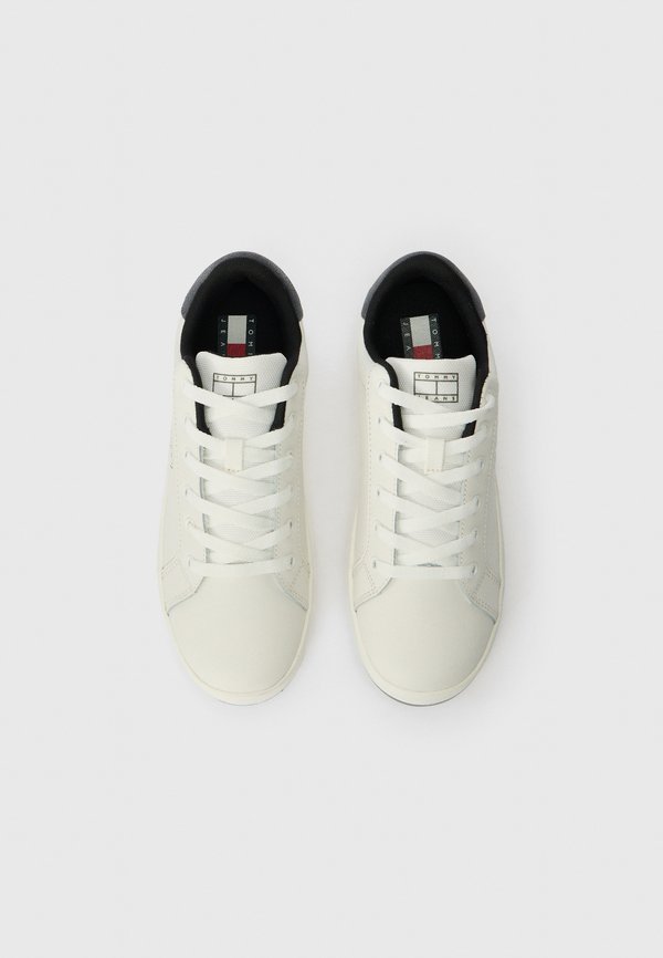 Tommy Jeans ESSENTIAL LOGO PLATFORM TRAINERS WITH LEATHER