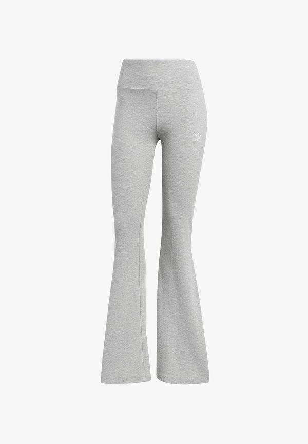 adidas Originals ESSENTIALS RIBBED FLARED - Tracksuit bottoms - medium grey heather