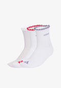 adidas Performance ADIDAS PERFORMANCE WOMENS QUARTER SOCK 3 PAIR PACK - Sports socks - white   frozen purple   power pink   magic mauve