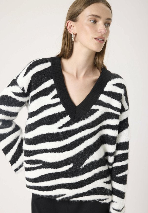 Soaked in Luxury SLSOREA V-NECK PULLOVER