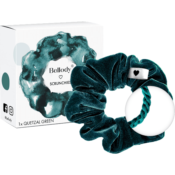Scrunchie Quetzal Green Bellody